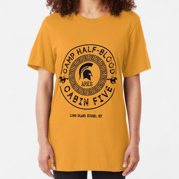 Percy Jackson - Camp Half-Blood - Cabin Five - Ares Slim Fit T-Shirt