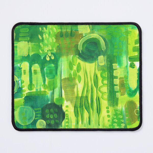 Item preview, Green Abstract Design with patterns designed and sold by Deb Webb.