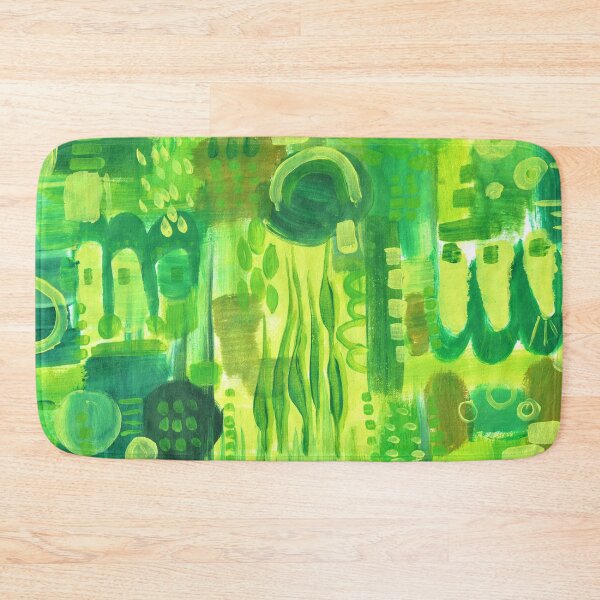 Item preview, Green Abstract Design with patterns designed and sold by Deb Webb.