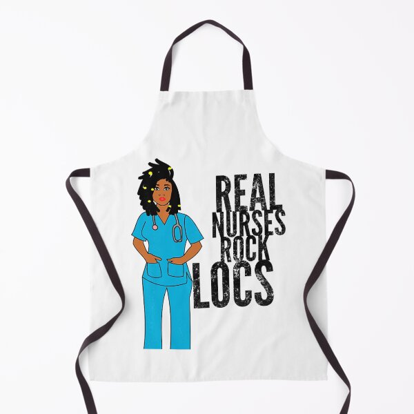 Item preview, Black African American Nurse Natural Hair Locs Dreadlocks designed and sold by GardNewerd.
