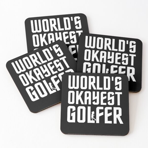 Item preview, World's Okayest Golfer | Father's Day Golf Quotes designed and sold by chetan786.