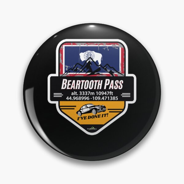 Item preview, Beartooth Pass US 212 Motorcycle Car RV Cycle vintage designed and sold by AngelaTodd.