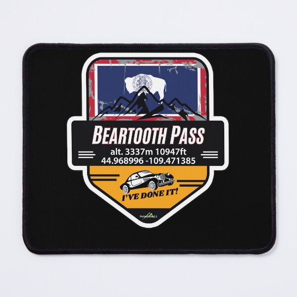 Item preview, Beartooth Pass US 212 Motorcycle Car RV Cycle vintage designed and sold by AngelaTodd.
