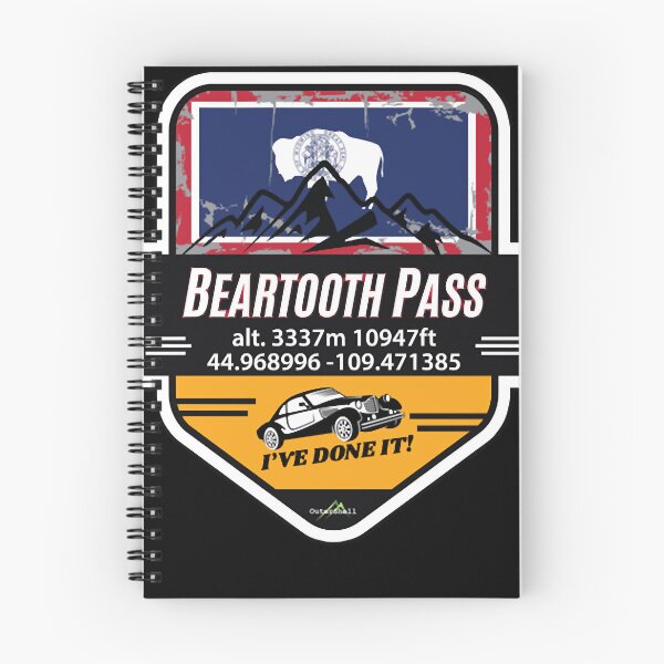 Item preview, Beartooth Pass US 212 Motorcycle Car RV Cycle vintage designed and sold by AngelaTodd.