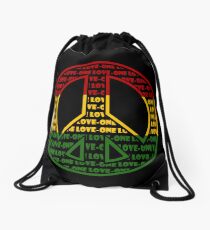 Rasta Friedenszeichen Rucksackbeutel