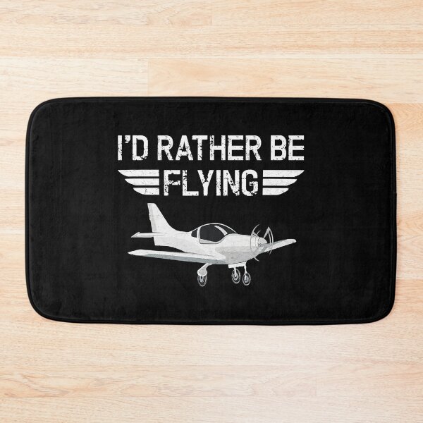 Item preview, I'd Rather Be Flying Funny Airplane Pilot designed and sold by adxota.