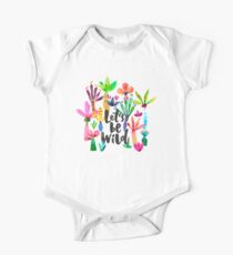 Jungle tropical garden - Fun palms pattern One Piece - Short Sleeve
