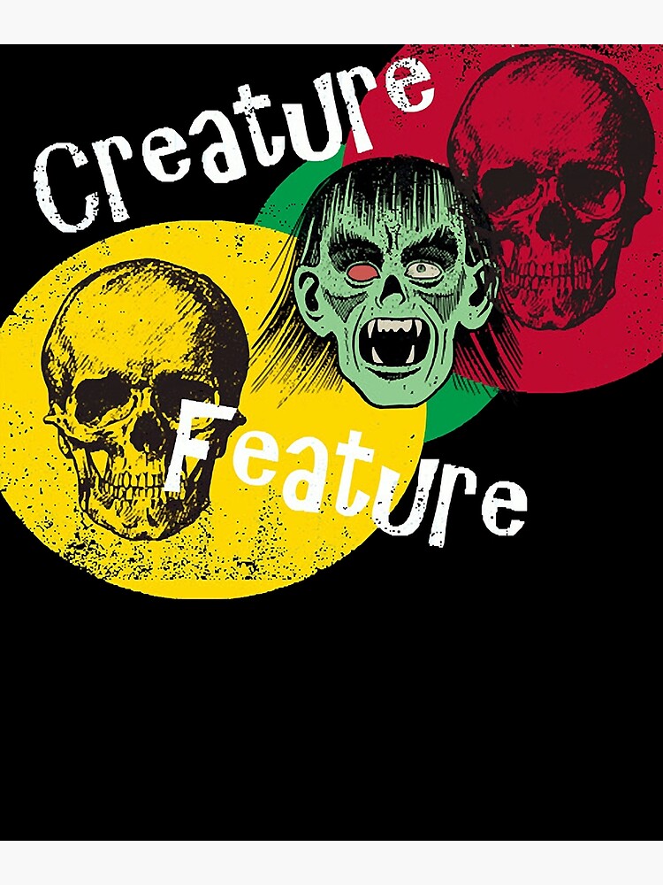 Creature Feature Vintage Horror Movie Poster For Sale By creature-feature-vintage-horror-movie-poster-for-sale-by