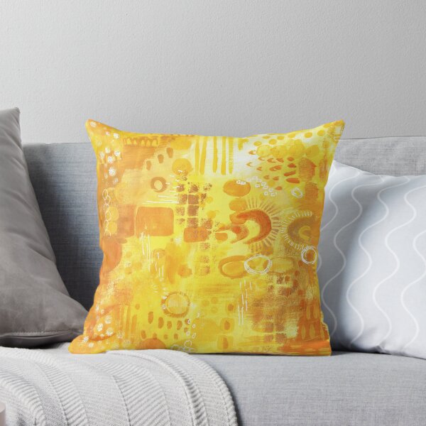 Item preview, Yellow Abstract design with shapes designed and sold by Deb Webb.