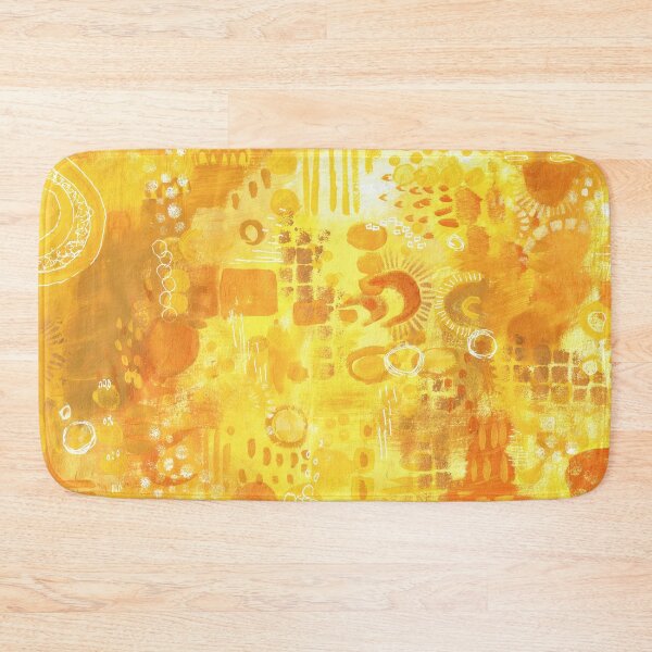 Item preview, Yellow Abstract design with shapes designed and sold by Deb Webb.