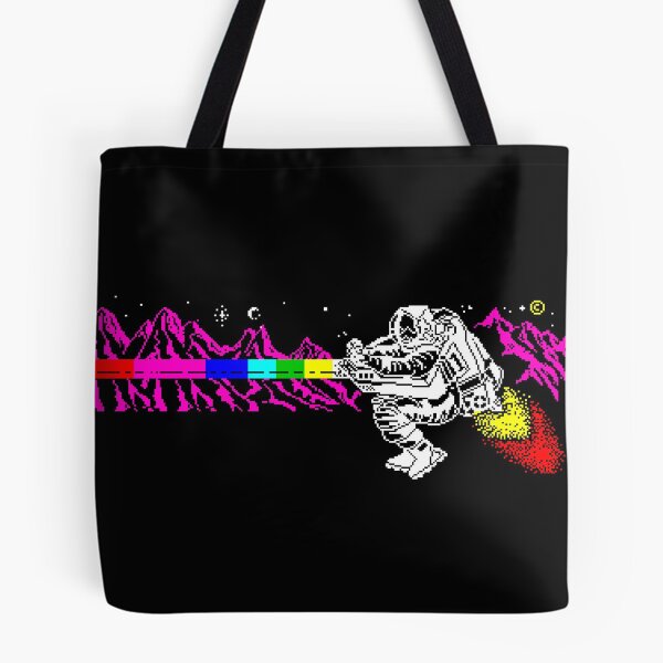 Item preview, Jetpac Retro Game Print designed and sold by Go-Postal.