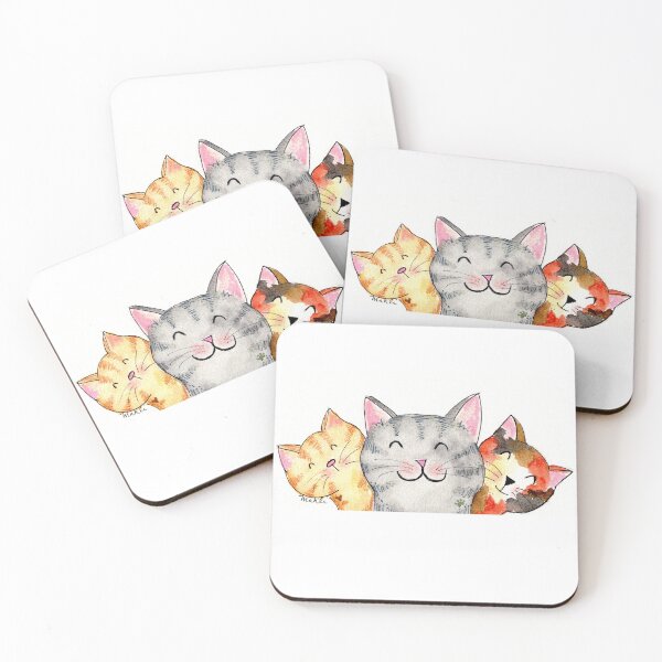 Item preview, Kitty Trio designed and sold by Mahli's  Artful Whimsy.