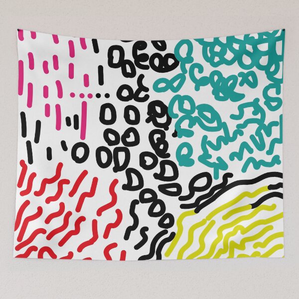 Item preview, garabato abstracto designed and sold by Freygeistdesign.