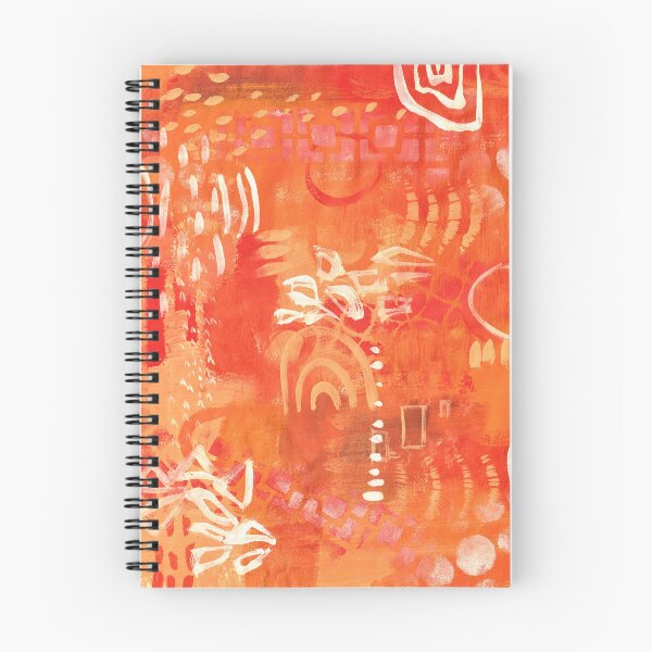 Item preview, Orange Abstract with marks designed and sold by Deb Webb.