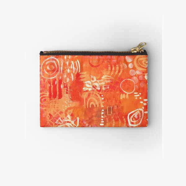 Item preview, Orange Abstract with marks designed and sold by Deb Webb.