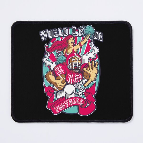 Item preview, World League Football Player With Cheer Leader designed and sold by fayazrac.