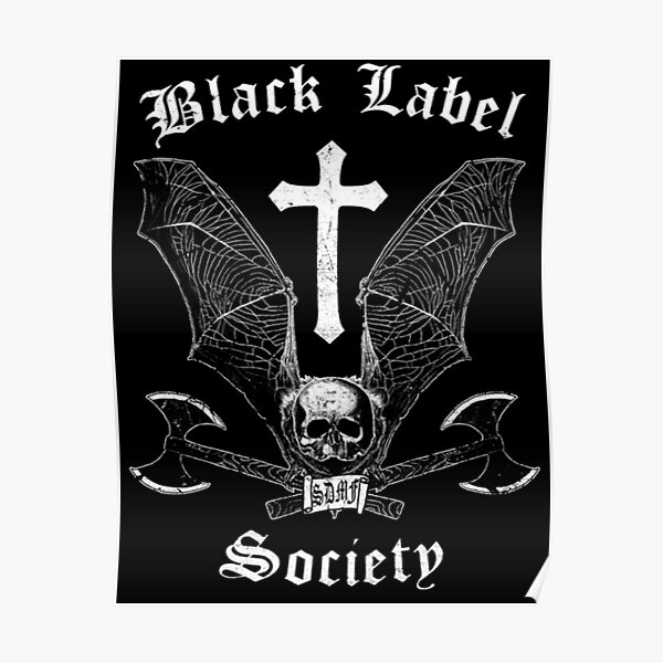 Black Label Society Concert Poster Tour Rock Music Metal Sign 