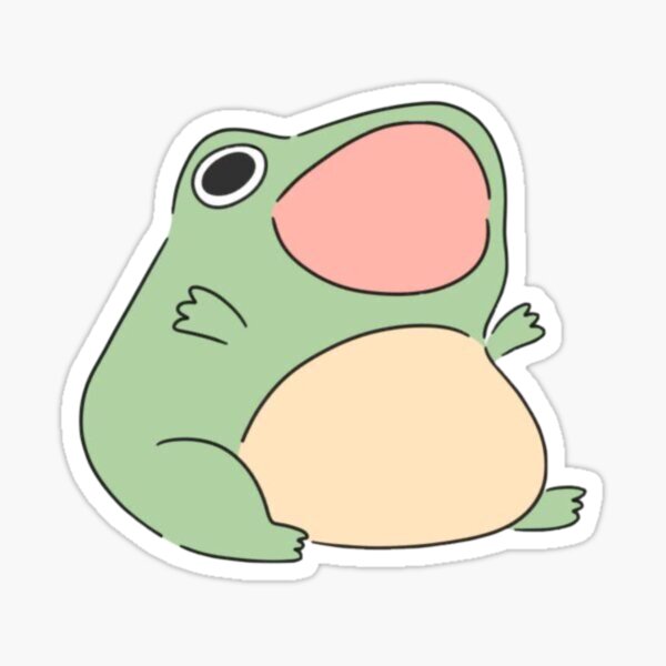 Cute Frog Aesthetic Sticker For Sale By Olivia050607 Redbubble 2214