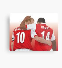 Thierry Henry & Dennis Bergkamp Metal Print