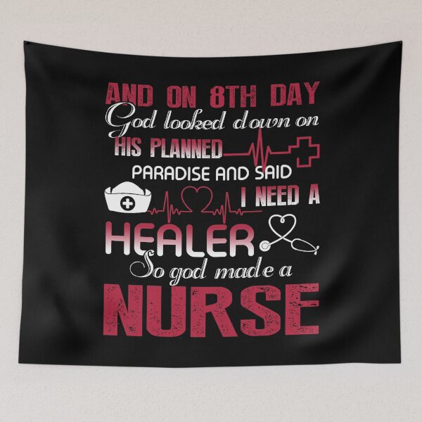 Item preview, I Need A Healer So God Made A Nurse designed and sold by UnknownArtistt.
