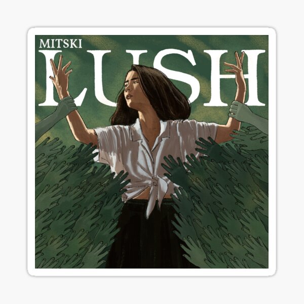 Mitski Lush Album Cover Illustration Sticker For Sale By AoifeCeitinn   St,small,507x507 Pad,600x600,f8f8f8 