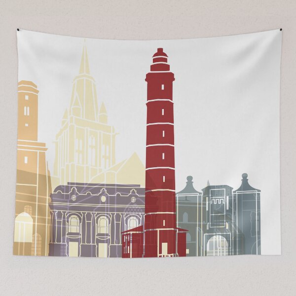 Item preview, Calais skyline poster designed and sold by paulrommer.