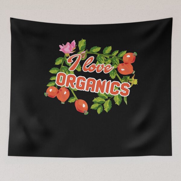 Item preview, Vegetarian I Love Organics designed and sold by UnknownArtistt.