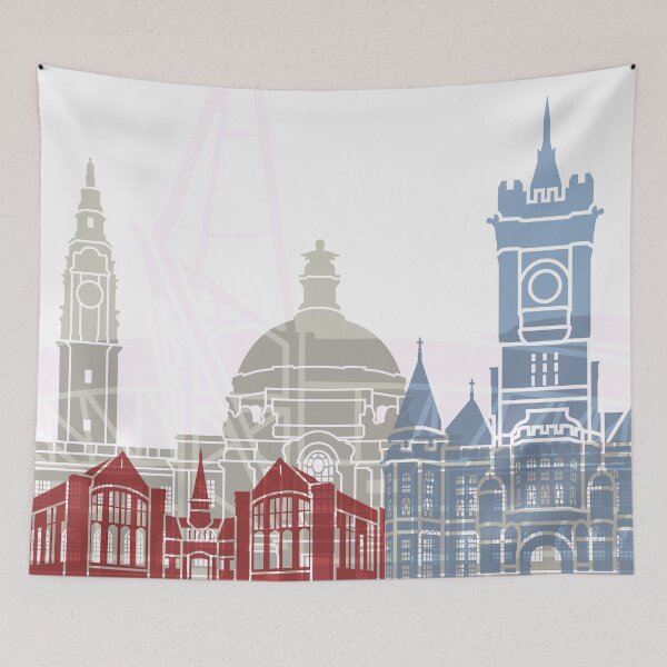 Item preview, Cardiff skyline poster designed and sold by paulrommer.