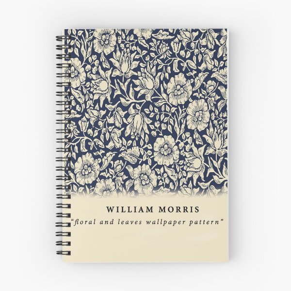 Item preview, Modern Exhibition William Morris  Blue Floral Pattern  designed and sold by Tamas Das.