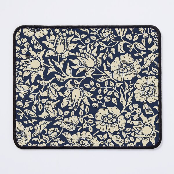 Item preview, Modern Exhibition William Morris  Blue Floral Pattern  designed and sold by Tamas Das.