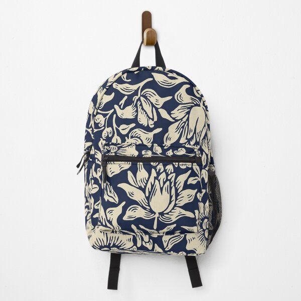 Item preview, Modern Exhibition William Morris  Blue Floral Pattern  designed and sold by Tamas Das.
