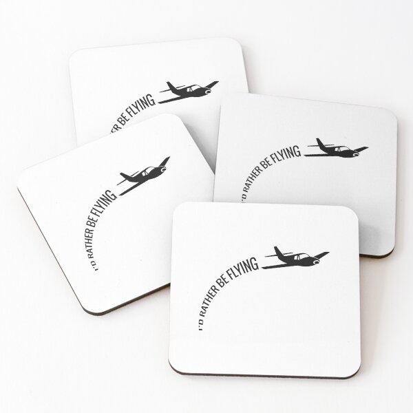 Item preview, I'd Rather Be Flying Airplane Pilot designed and sold by adxota.