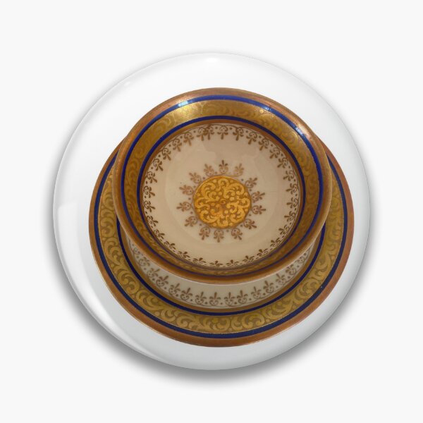 Item preview, Antique cup and saucer - antique - espresso designed and sold by boomantique.