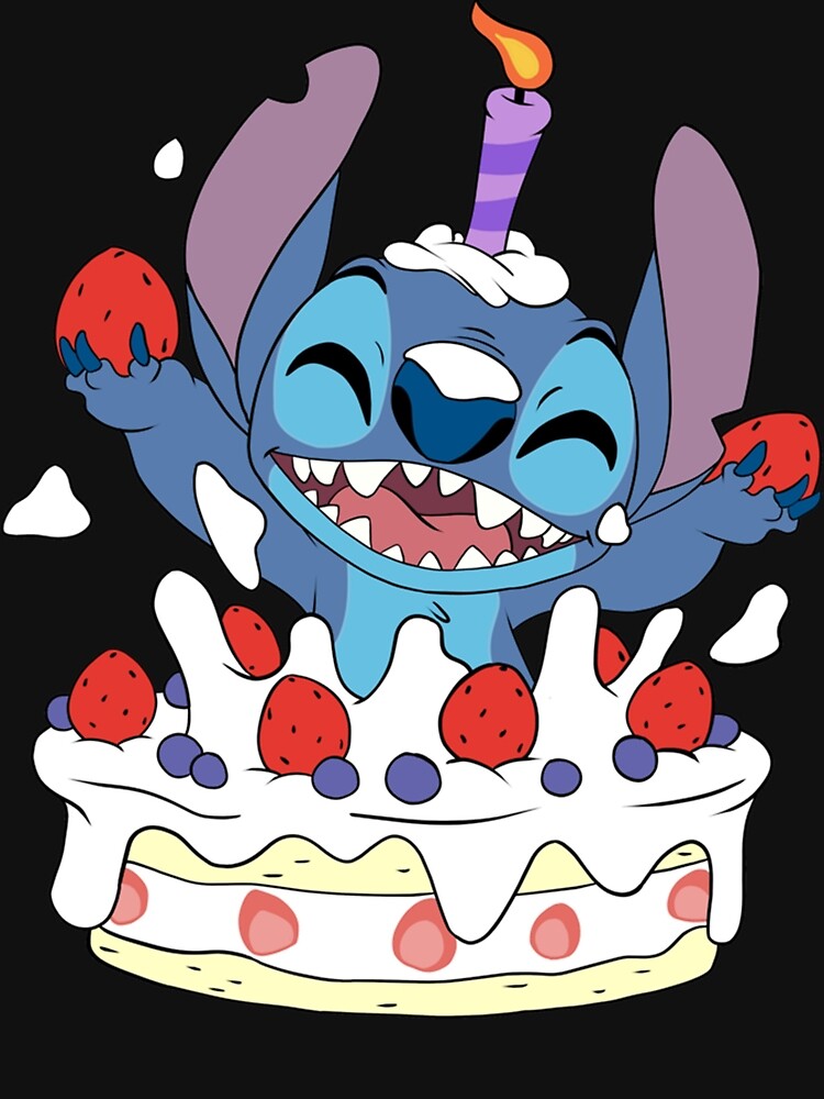 Free: Stitch Lilo Pelekai Birthday cake Happy Birthday to You, stitch  transparent background PNG clipart 