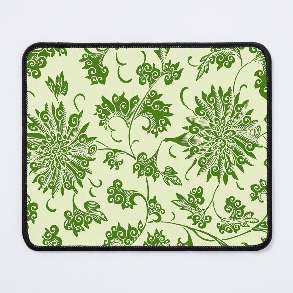 Item preview, Modern Exhibition William Morris Green Floral Pattern designed and sold by Tamas Das.