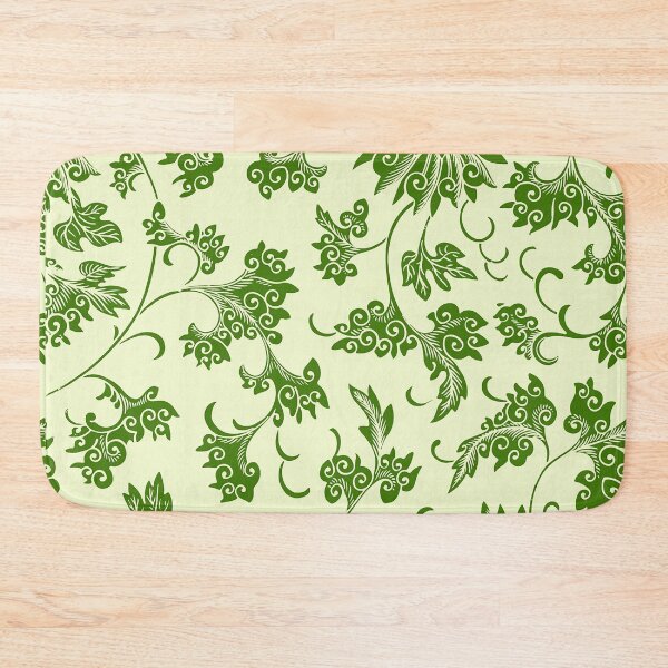 Item preview, Modern Exhibition William Morris Green Floral Pattern  designed and sold by Tamas Das.