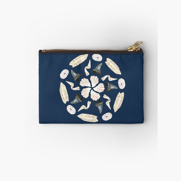 Item preview, Florida Seashell Mandala 2 - Watercolor - Dark Blue designed and sold by skidgelstudios.