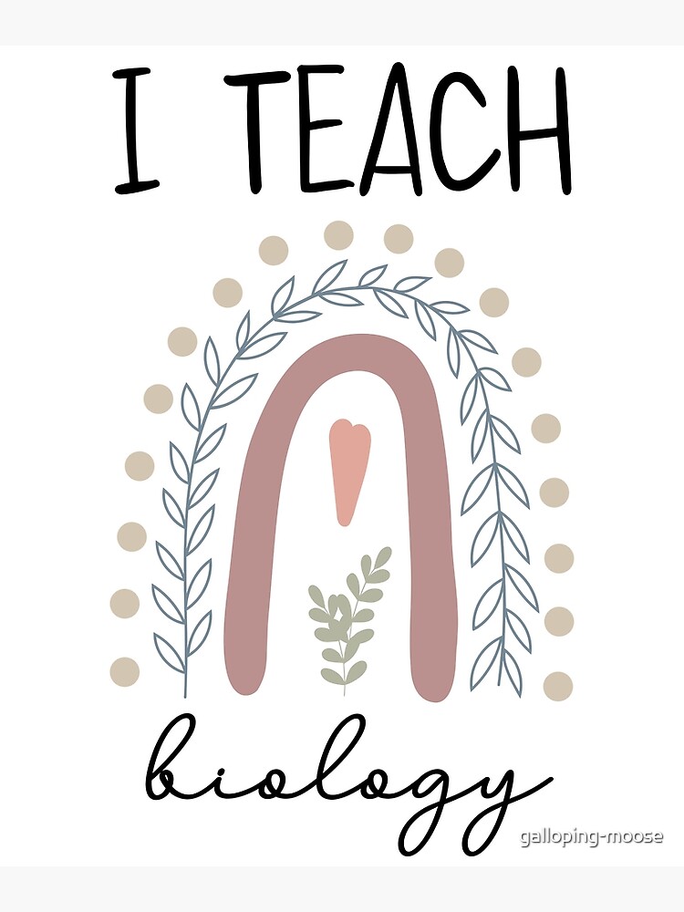 "Cute Biology Teacher Appreciation Gift for Her" Poster for Sale by