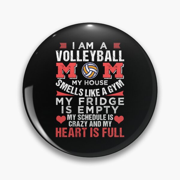 Item preview, Im A Volleyball Mom My Heart Is Full Sticker designed and sold by ayeshadanaqws.