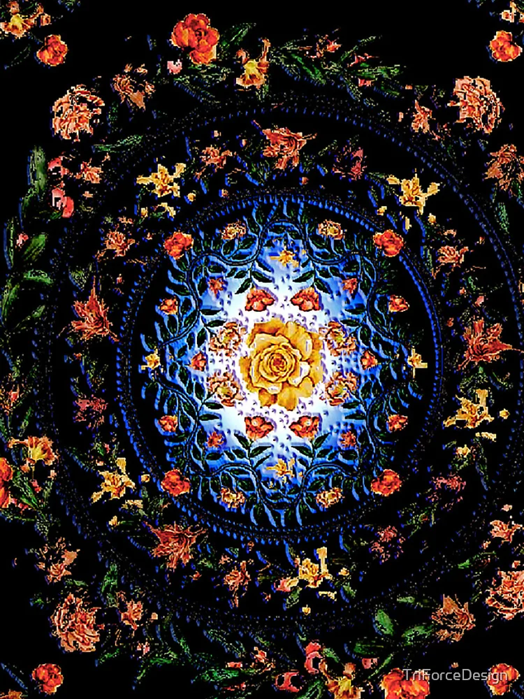 Thumbnail 4 of 4, iPhone Case, Mandala Roses designed and sold by TriForceDesign.