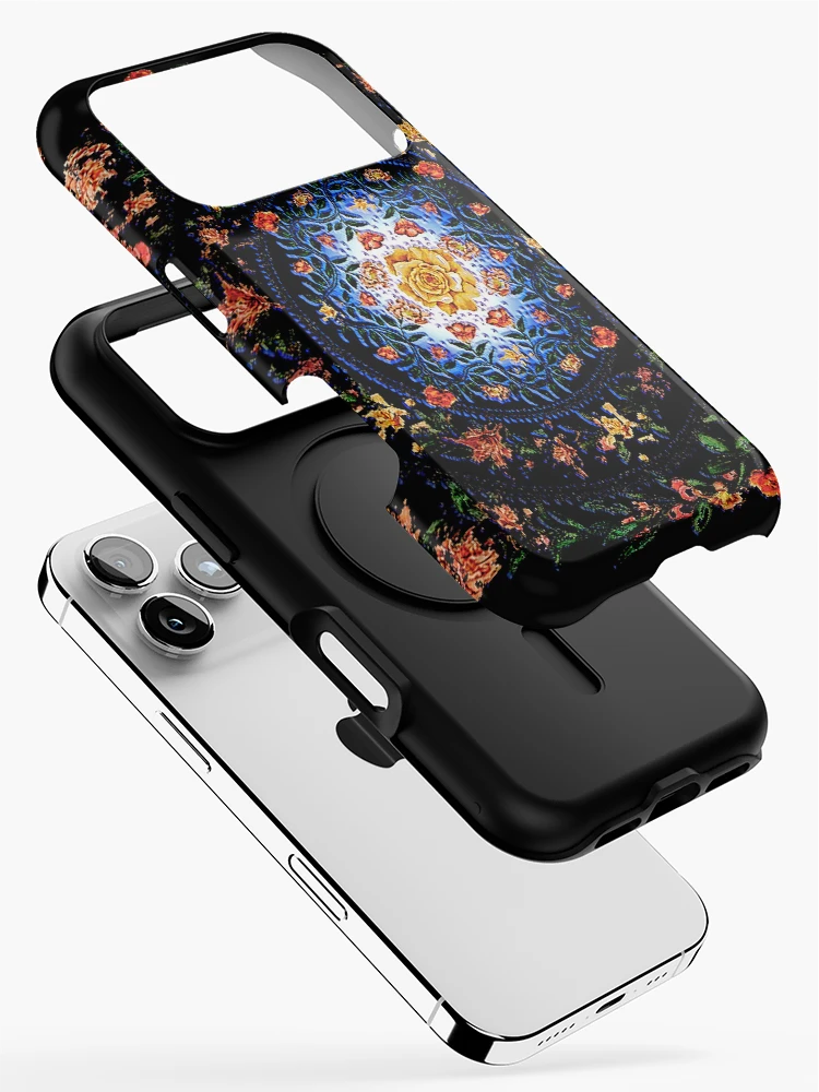 Thumbnail 2 of 4, iPhone Case, Mandala Roses designed and sold by TriForceDesign.