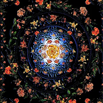 Artwork thumbnail, Mandala Roses by TriForceDesign