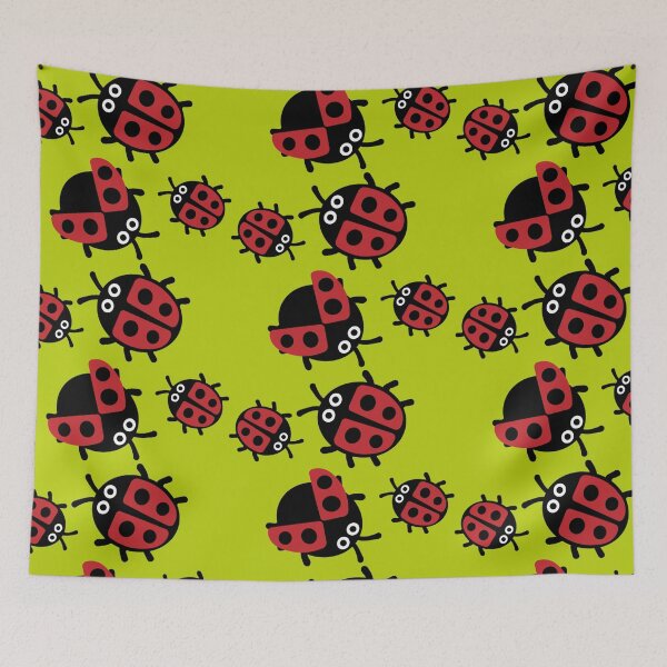Item preview, Ladybird Family - Coccinellidae Beetle - Red And Black Ladybids - Sweet Kids Gifts designed and sold by happygiftideas.