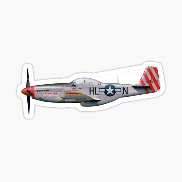 Item preview, P-51D Mustang "Flying Dutchman" - Red designed and sold by boltjesdesign.
