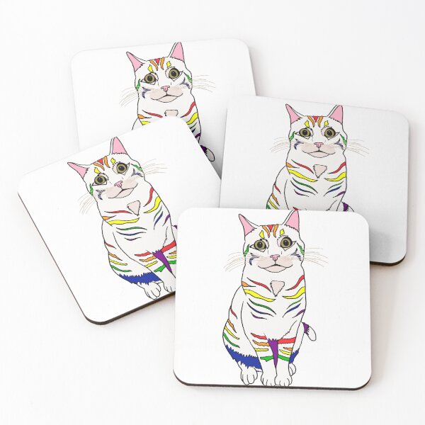 Item preview, Pride kitty designed and sold by Nykoli.