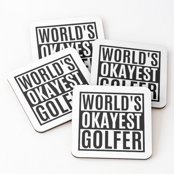 Item preview,  World's Okayest Golfer | Father's Day Golf Quotes designed and sold by chetan786.