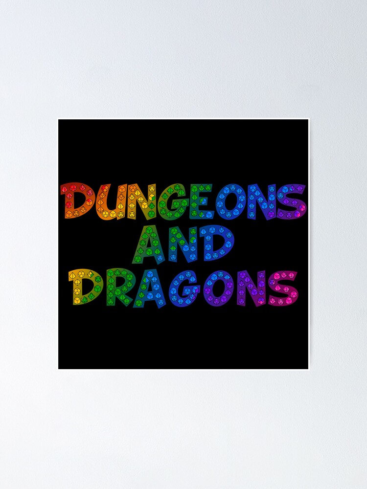 "Dungeons and Dragons " Poster for Sale by ManiCreates | Redbubble