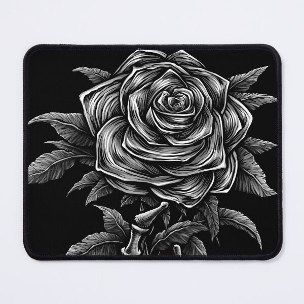 Item preview, Vintage skeleton hand holding rose  designed and sold by Winya.