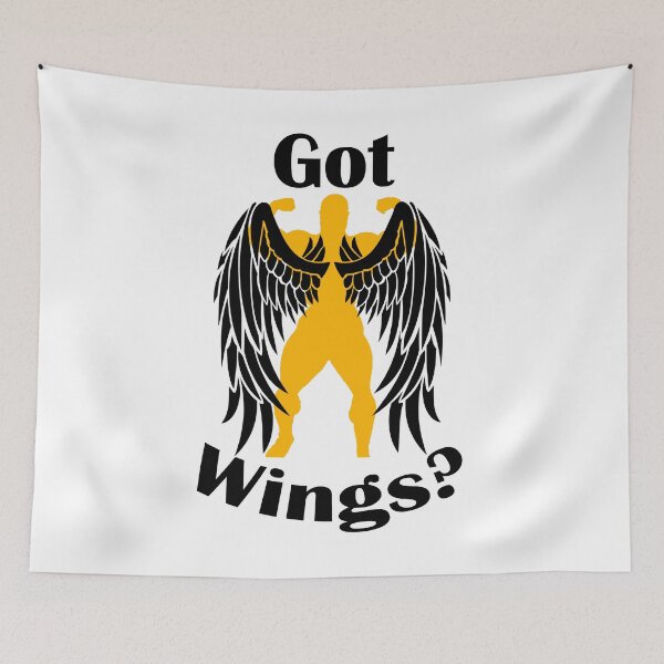 Item preview, Bodybuilding Back Pose Got Wings? Big Lats designed and sold by designsbyted.