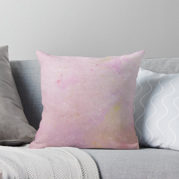 Item preview, Abstract Tropical Pale Pink Purple Silver Watercolor designed and sold by SageStoneCo.